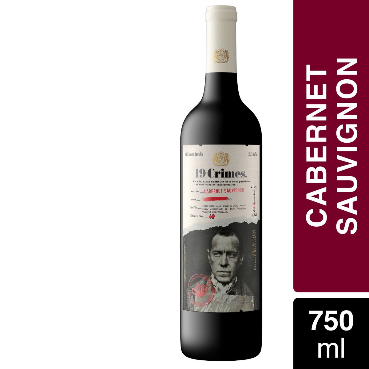 19 Crimes Cab Sauv 750ml